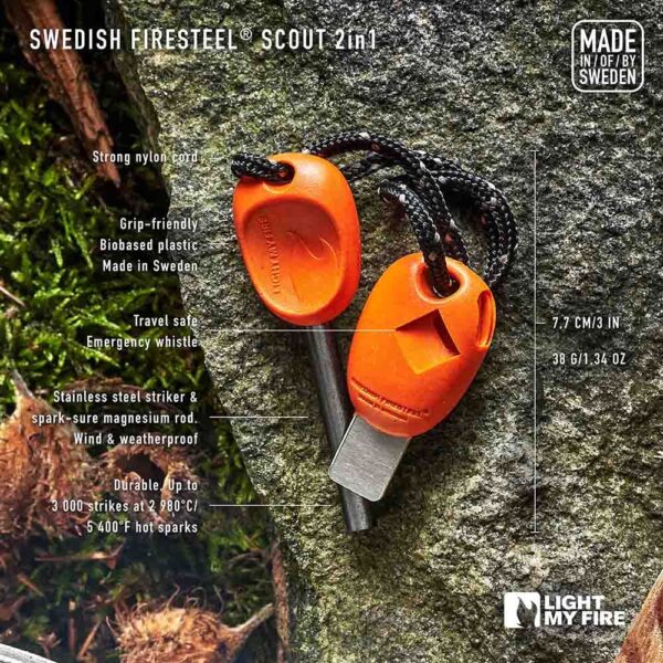 Tändstål/Firesteel Scout 2i1 - Bild 2